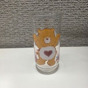 Vintage 1983 Care Bears Tenderheart Bear Pizza Hut Collector Glass Limited‎ Ed